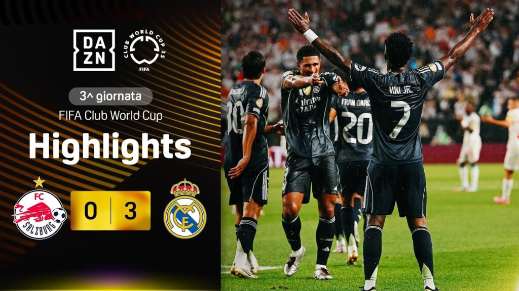 VINICIUS extraterrestre, XABI ALONSO agli ottavi: Salisburgo-Real Madrid 0-3 | FIFA CWC | DAZN