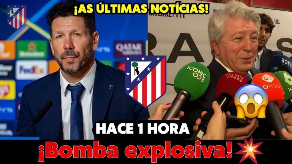 🚨AS ÚLTIMAS NOTÍCIAS SOBRE O Atlético de Madrid! ÚLTIMAS NOTÍCIAS Club Atlético de Madrid