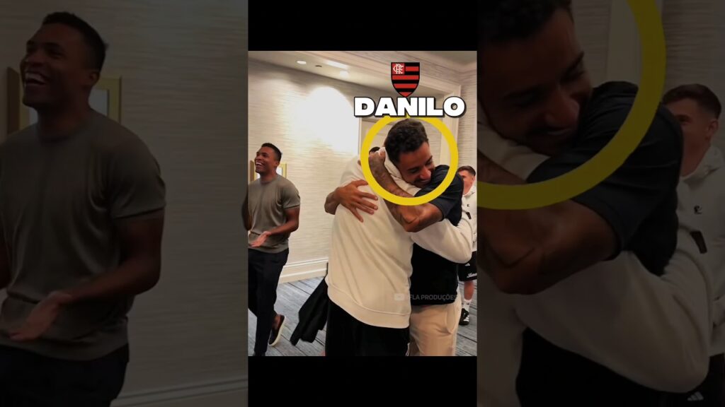 RESPEITO! DANILO E ALEX SANDRO ENCONTRAM EX COMPANHEIROS DE JUVENTUS!❤️ #flamengo #futebol #shorts