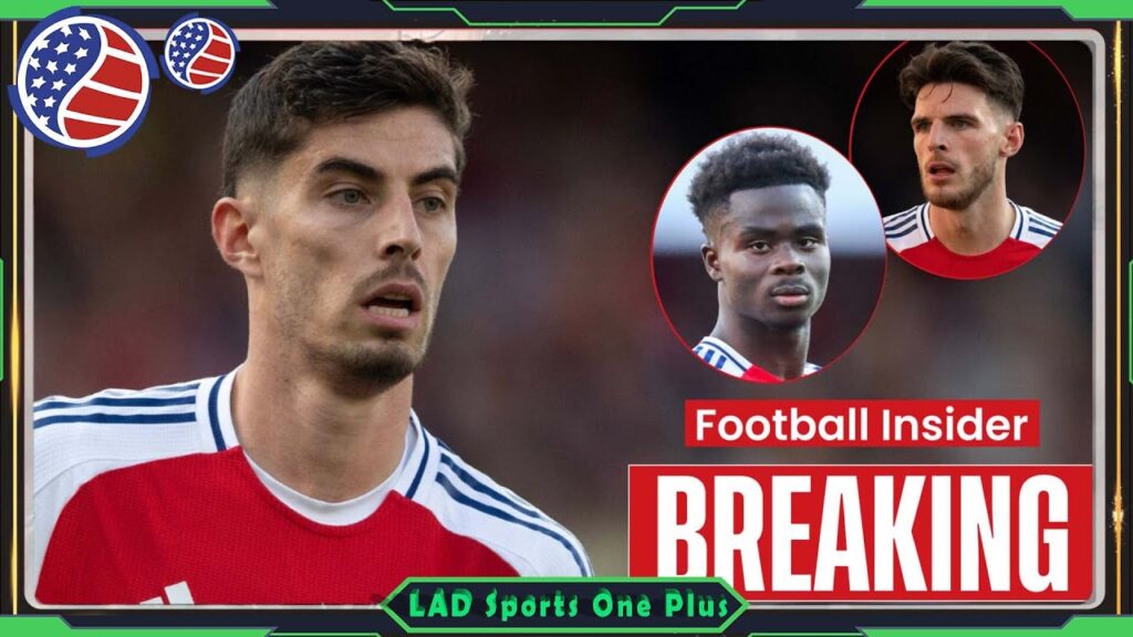 Bukayo Saka, Declan Rice react to injury update from Arsenal's Kai Havertz