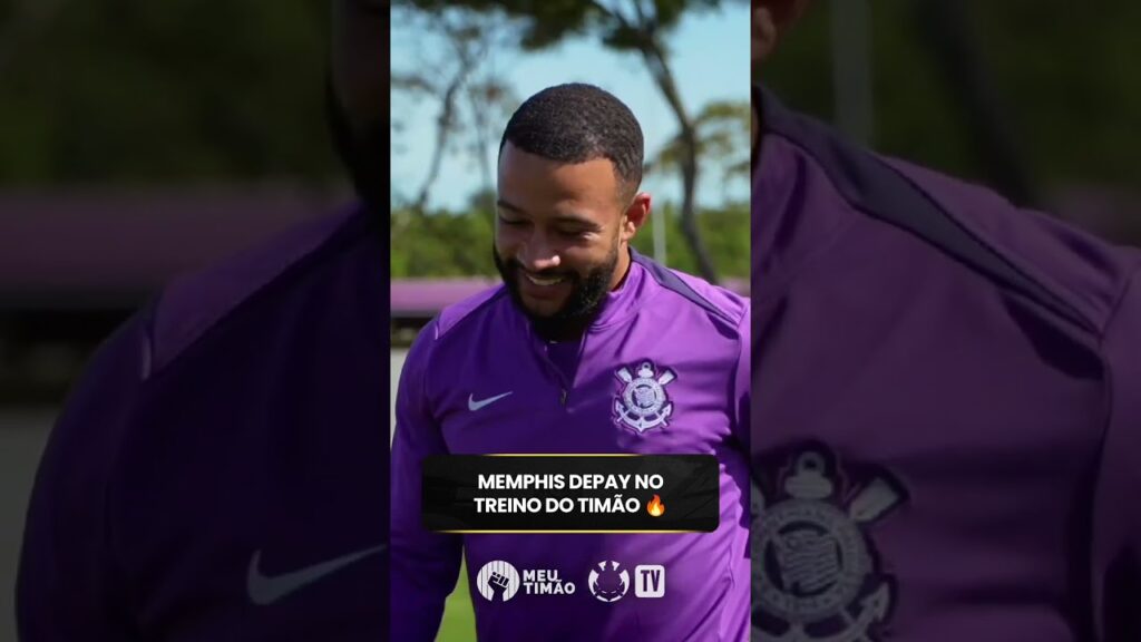 MEMPHIS DEPAY NO TREINO DO CORINTHIANS 🔥
