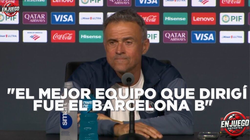PSG 4 INTER MIAMI 0 LUIS ENRIQUE POST