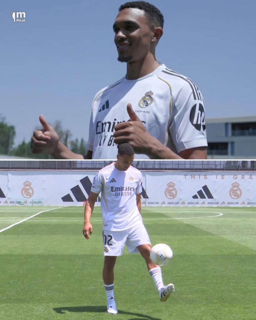 Trent in the Real Madrid kit 🤍
