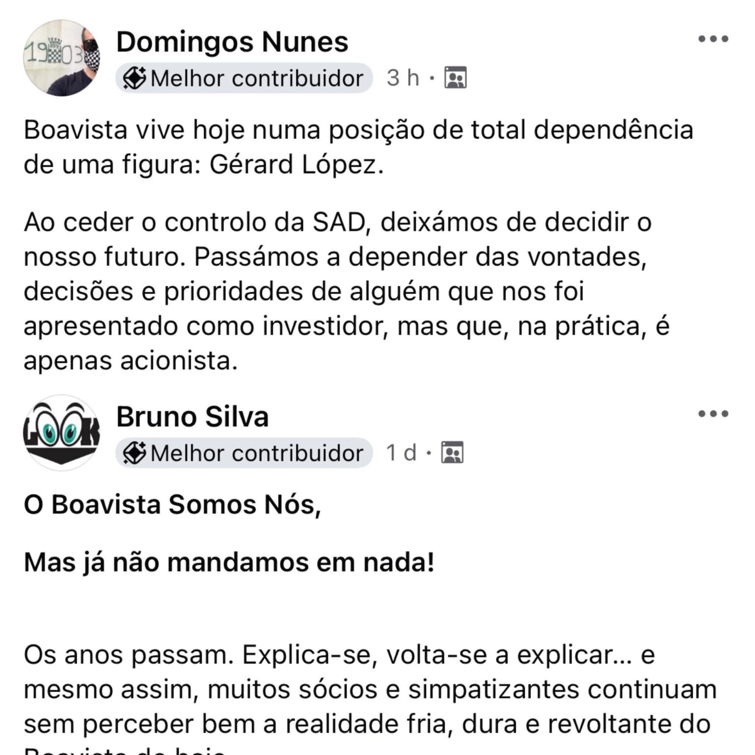 Atenção à “narrativa”