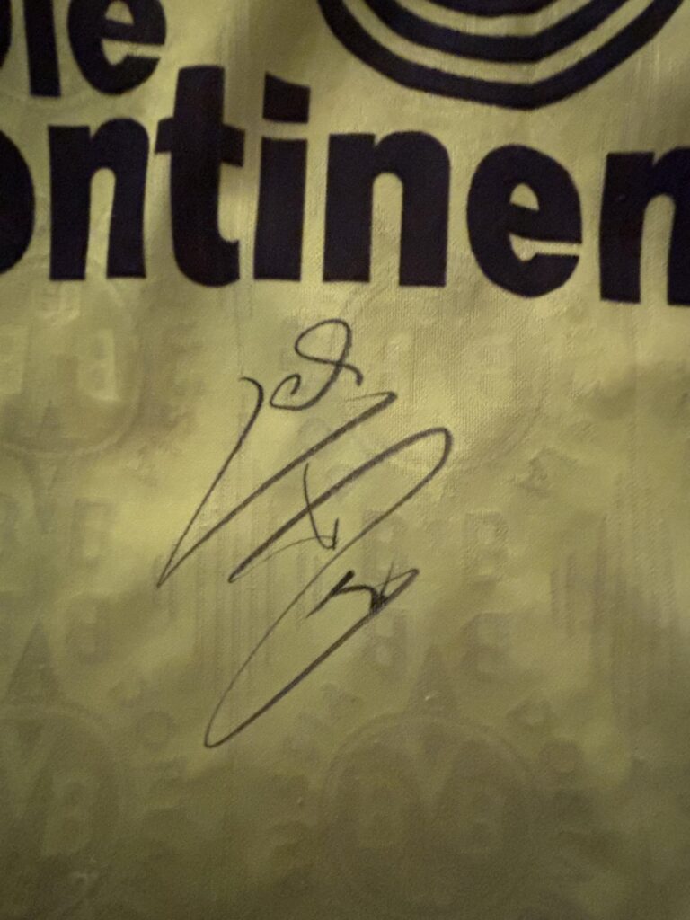 Lars Ricken signed my jersey today in Cincinnati