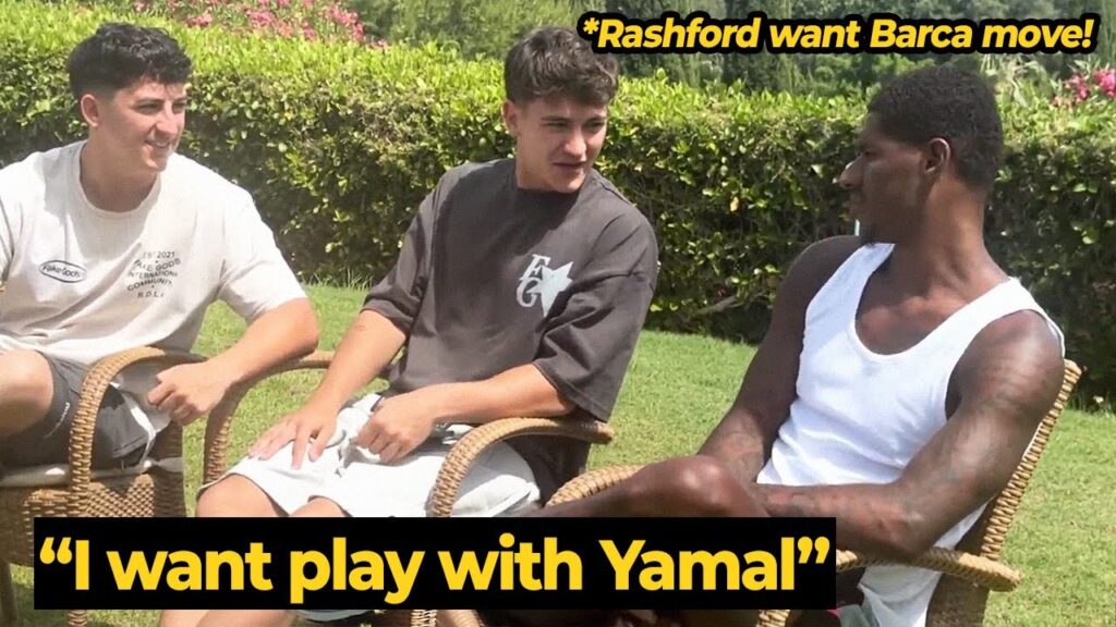 Marcus Rashford tells he’d love to play with Lamine Yamal while he's training in Spain on holiday