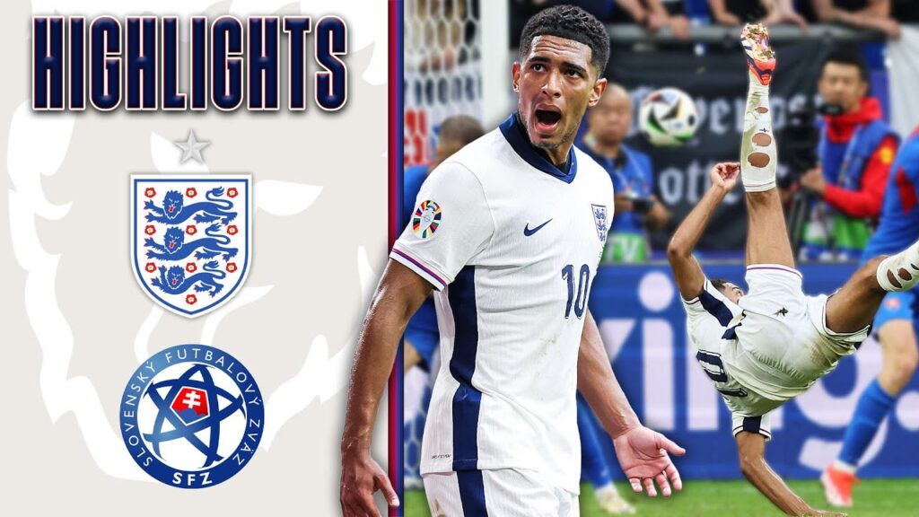 ⏮️ | Bellingham's Bicycle Kick Steals The Show | England 2-1 Slovakia | UEFA Euros 2024 | Highlights