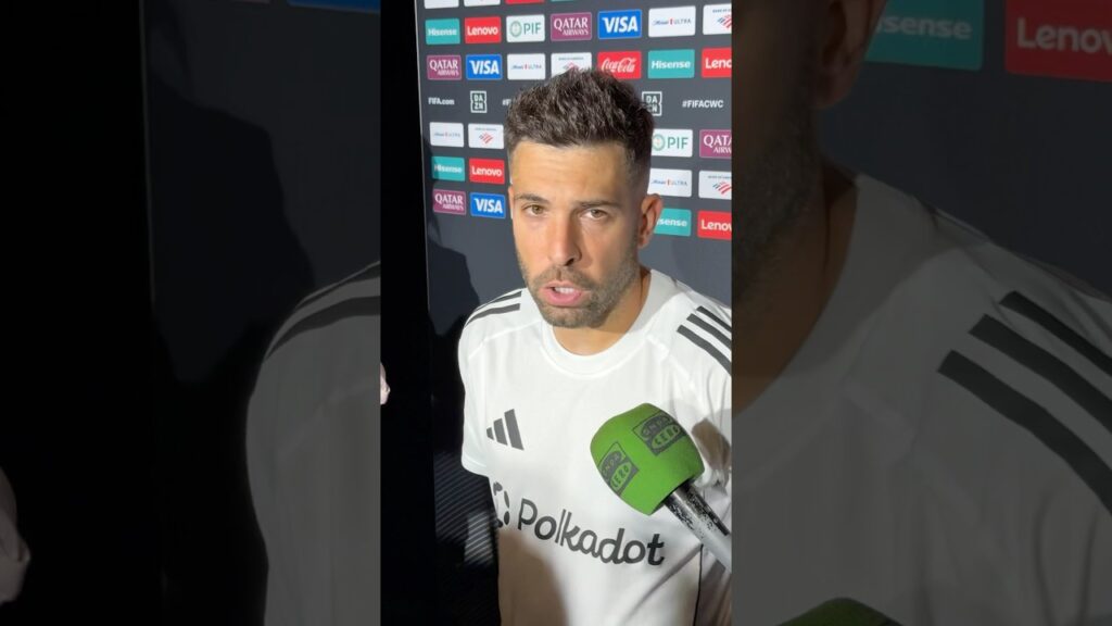 Mundial de Clubes: Declaraciones de Jordi Alba tras el PSG 4-0 Inter Miami