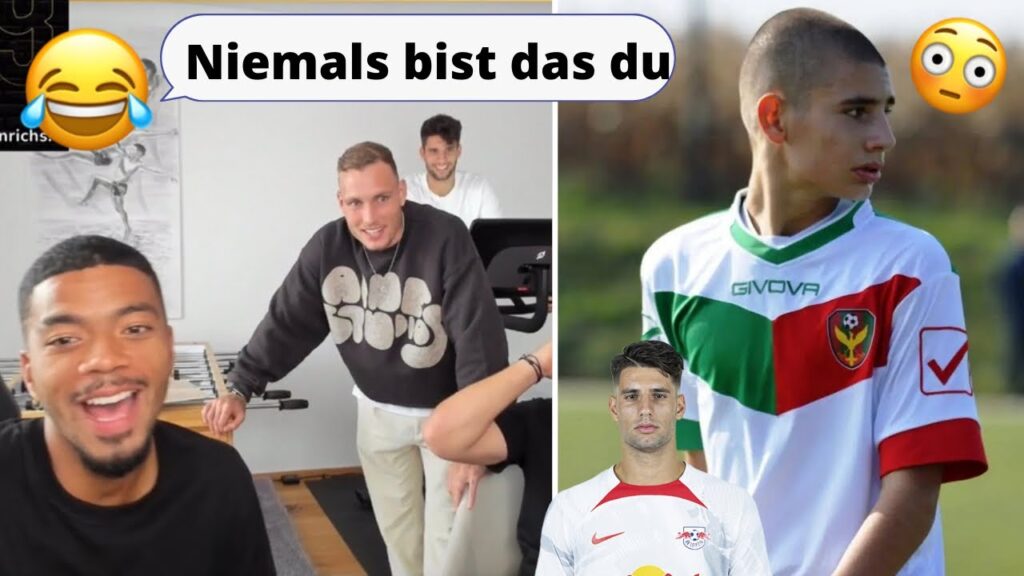David Raum, Benny und Szoboszlai reagieren auf Bilder von sich zu Beginn ihrer Karriere😳👀😂