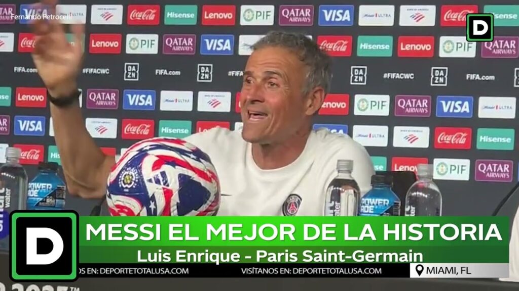 #FIFACWC | Luis Enrique: "La plenitud de Messi ha durado 15 años"