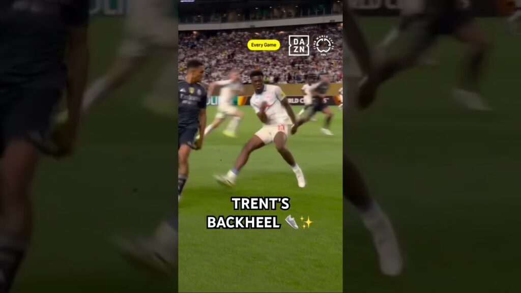 A touch of class from Trent — that backheel pass ✨👟 #fifacwc #fifaclubworldcup #realmadrid #trent