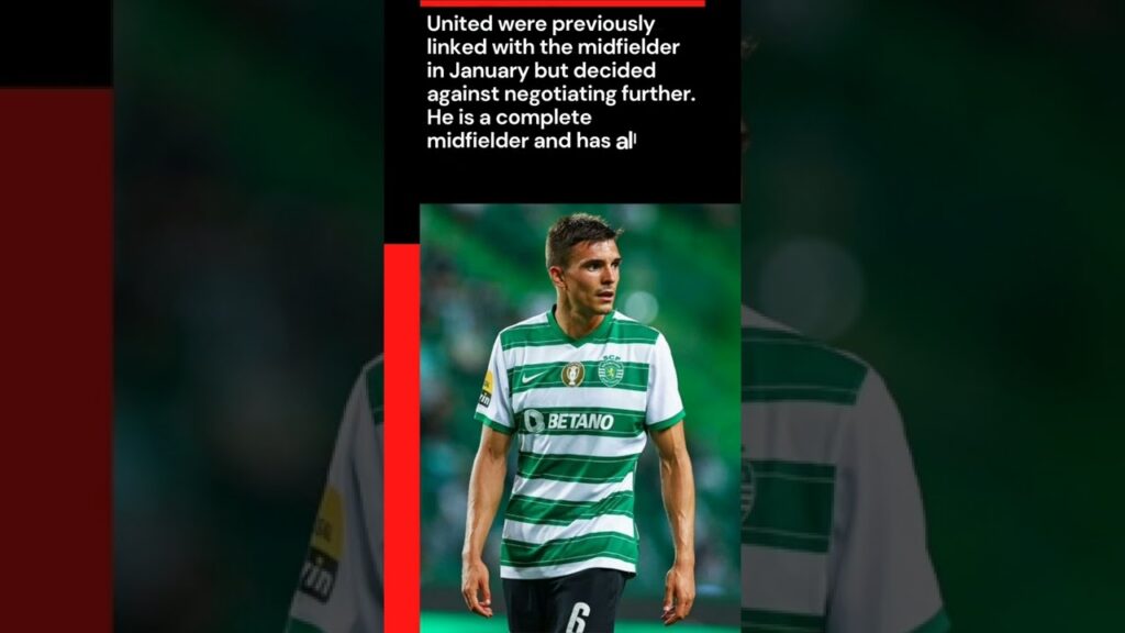 Manchester United lead race to sign Portuguese defensive midfielder Joao Palhinha | #ggmu #shorts