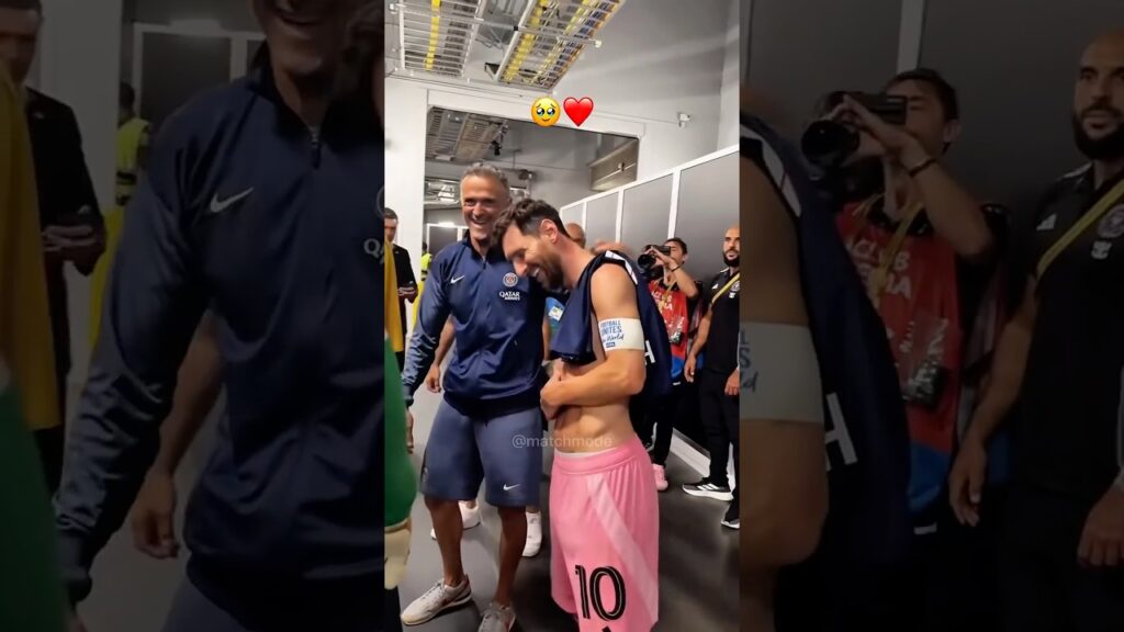 Luis Enrique y el PSG con MESSI ❤️ #mundialdeclubes