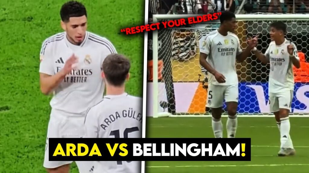 😡Arda Güler Tells Jude Bellingham to SHUT UP!