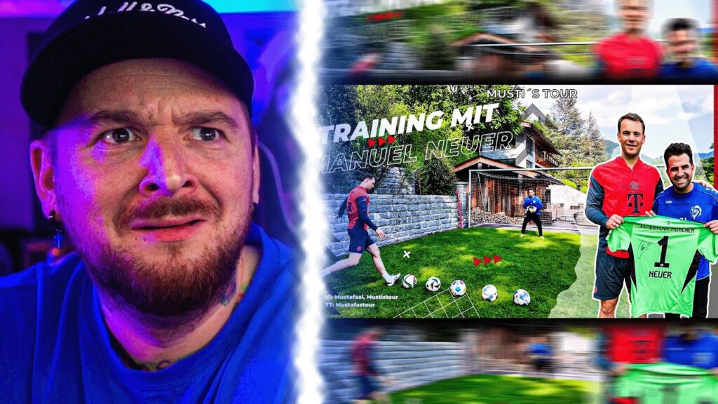 Ich REAGIERE auf " Manuel Neuer gibt mir eine Trainingseinheit ! " 😳| Der Keller Stream Highlights