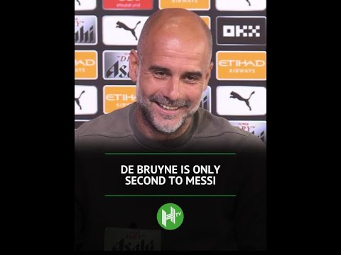De Bruyne is ONLY second to Messi😲🤩