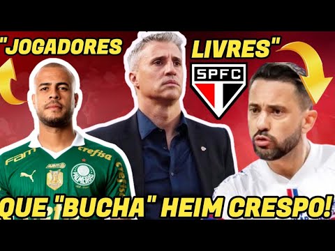 OPORTUNIDADES PARA O SÃO PAULO! EVERTON RIBEIRO, MAYKE! DESAFIO PARA CRESPO E + SPFC