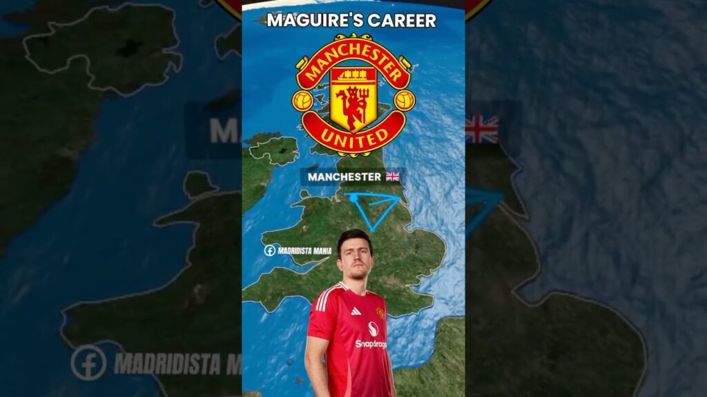HARRY MAGUIRE'S CAREER #football #career #shorts