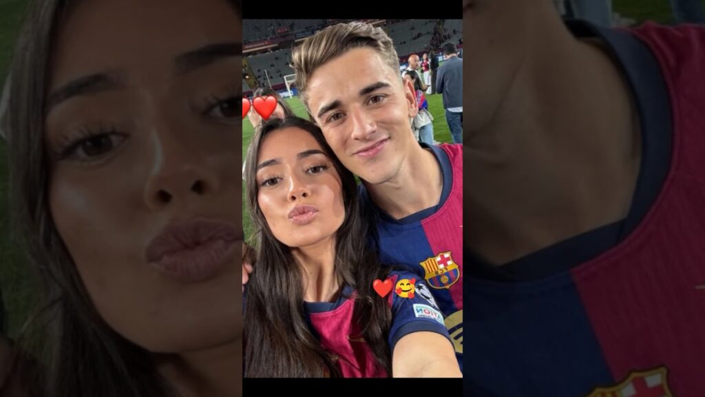 Gavi with his Girlfriend Ana ❤🥰 #gavi