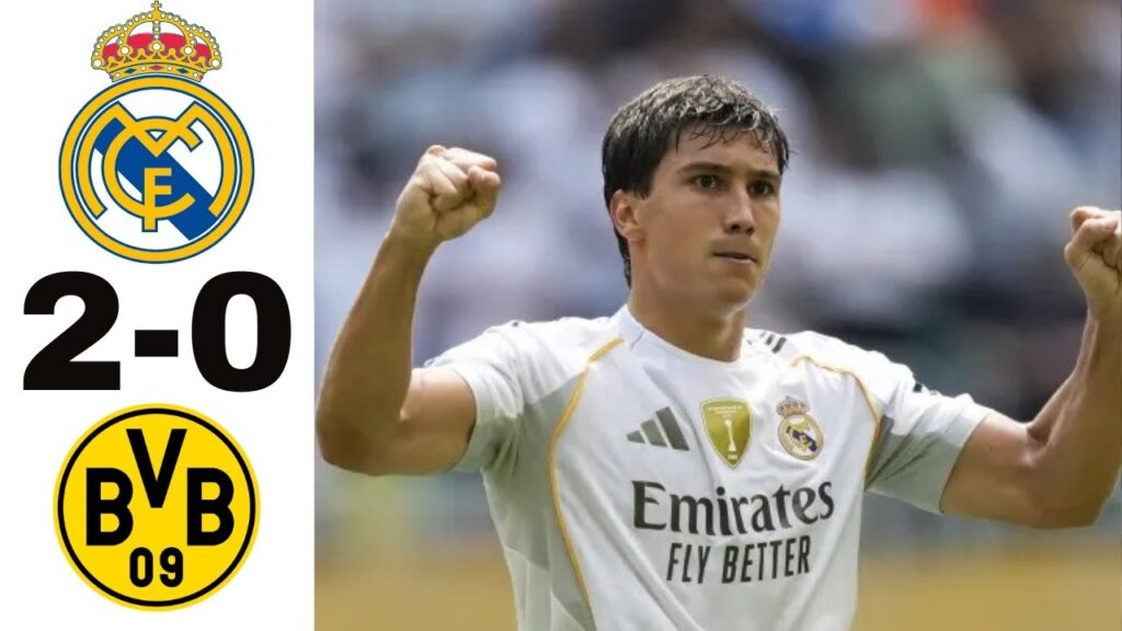 Real Madrid vs Borussia Dortmund 2-0 Highlights & All Goals 2025