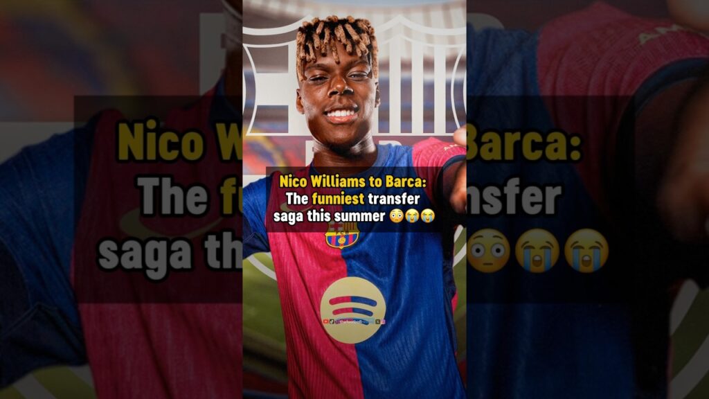 Nico Williams FOOLS Barcelona again 😭