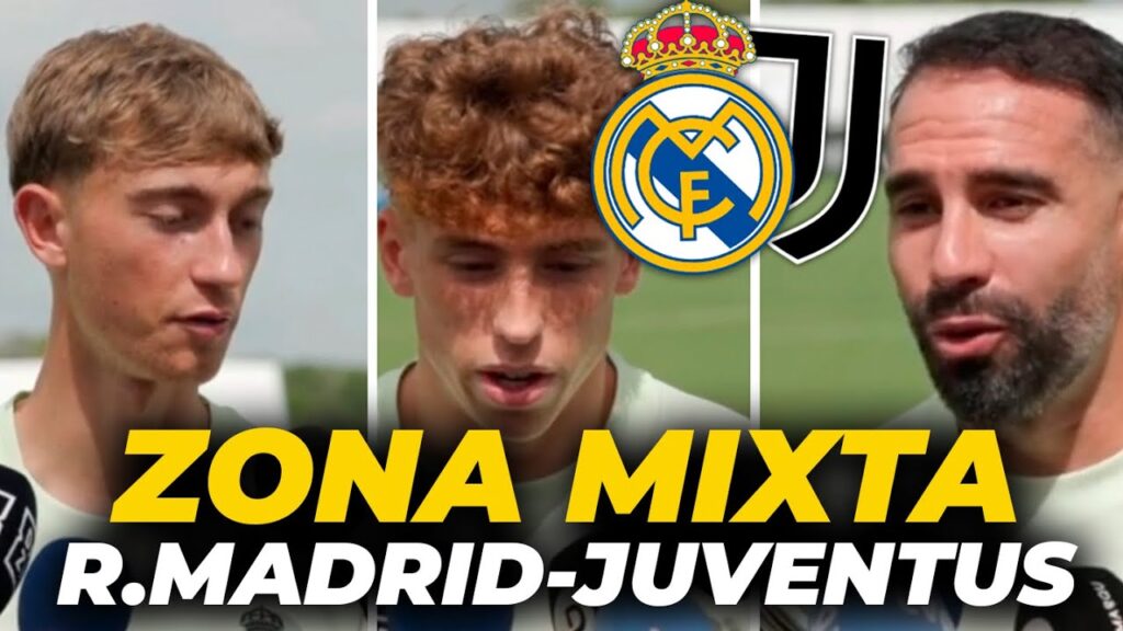 CARVAJAL, HUIJSEN y VICTOR MUÑOZ, rueda de prensa previa REAL MADRID vs. JUVENTUS
