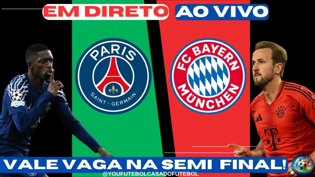 🔴 PSG vs BAYERN AO VIVO | Jogaço no Mundial de Clubes: Vale Vaga na Semifinal!
