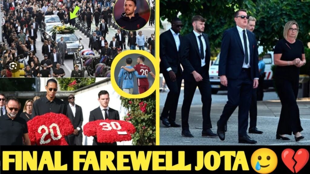 🥲Bernardo Silva and Ruben Dias arrive at Diogo Jota’s funeral to pay their final respects