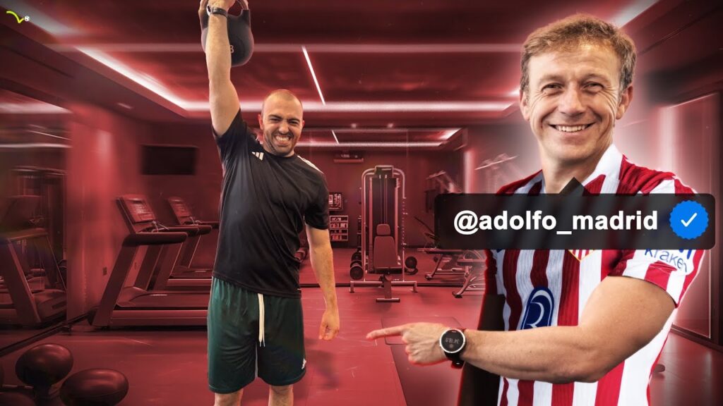 UN DIA ENTRENANDO COMO MARCOS LLORENTE