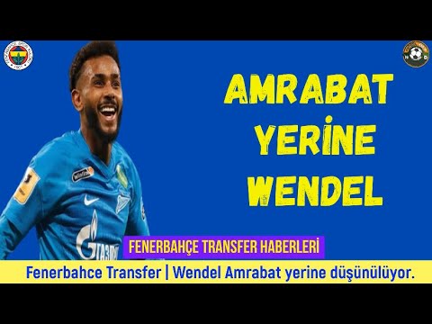 Fenerbahçe Transfer ⚽️ Wendel Fenerbahçe #wendel #amrabat #fenerbahçe #zenit
