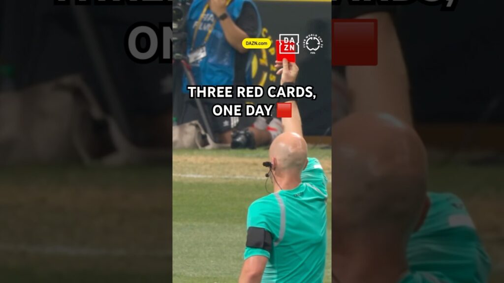 Willian Pacho, Lucas Hernández, and Dean Huijsen — all sent off in the same day 🟥 #fifacwc