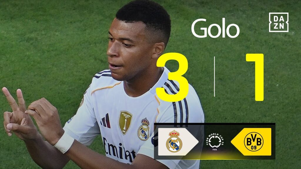 Golo de Mbappé | Real Madrid 3-1 Dortmund | FIFA Mundial de Clubes
