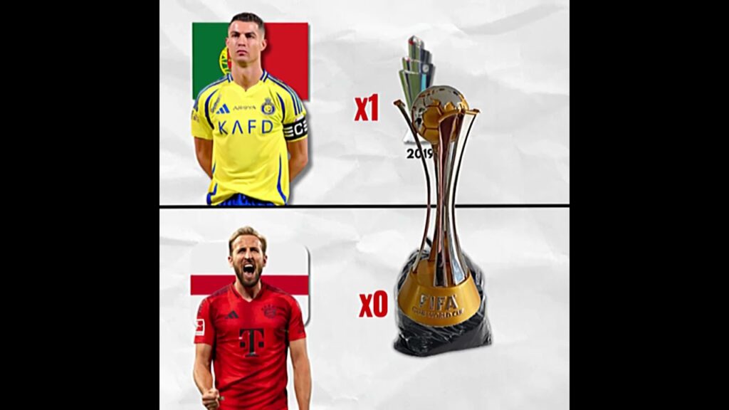 Ronaldo vs Harry Kane: The Trophy Gap is INSANE! 😱🏆