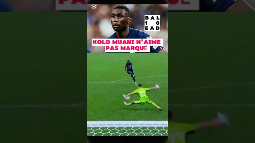 Kolo Muani a un problème de finnission#shorts #football #france #worldcup