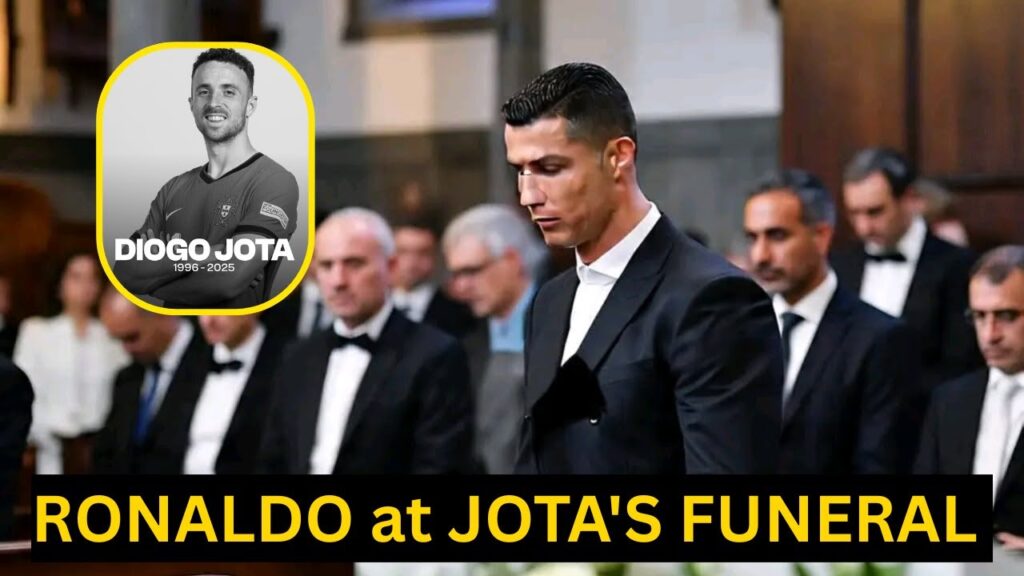 Cristiano Ronaldo couldn't hold back Tears as he arrive to Diogo Jota funeral, But look at REACTION