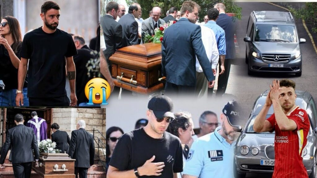 💔🙏 HEARTBREAKING TRIBUTE! BRUNO FERNANDEZ ARRIVES IN TEARS AT DIOGO's FUNERAL