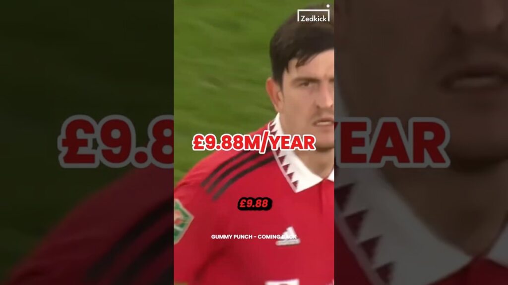 How much does Harry Maguire earn every single second? #football