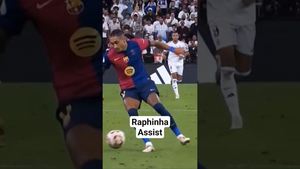 Raphinha Skillful Assist 🎯 Balde Buries It | Young Guns Shine | #shorts #fcbarcelona
