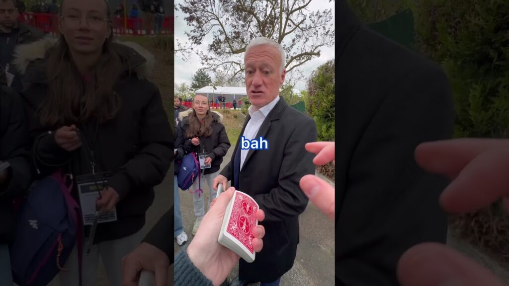 Tour de magie à Didier Deschamps !!!🤯😁