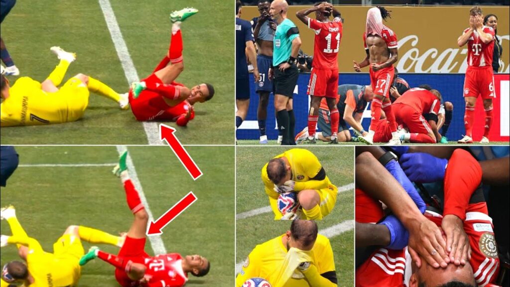 Jamal Musiala INJURY vs PSG in Club World Cup