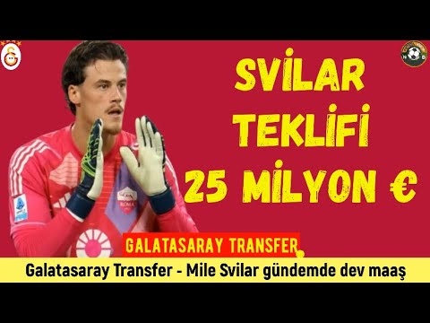 Galatasaray Transfer ⚽️ Mile Svilar Galatasaray #svilar #milesvilar #galatasaray #roma