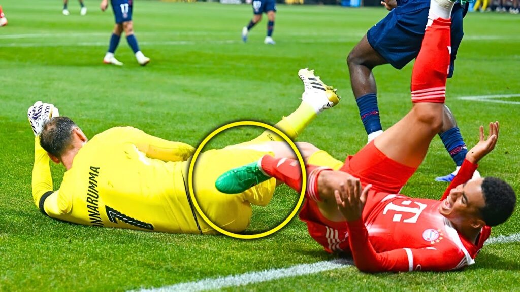 Jamal Musiala Horrific Injury vs PSG