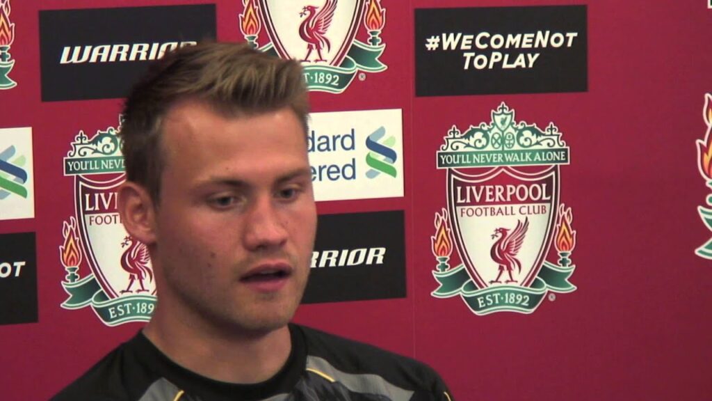 Liverpool FC's Simon Mignolet is introduced to the press at Melwood