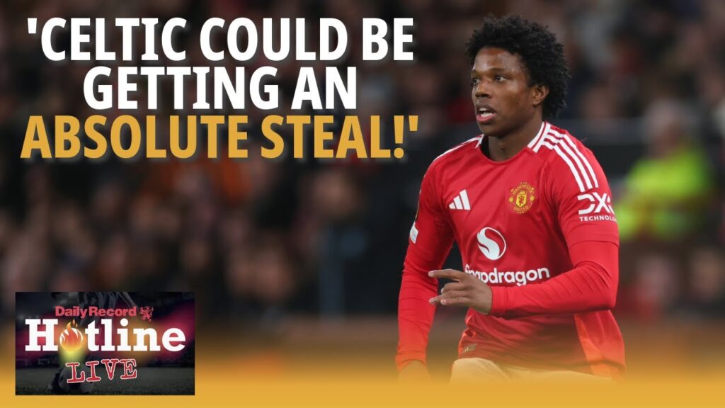 Celtic’s reported interest in Manchester United left-back Tyrell Malacia | Hotline Live