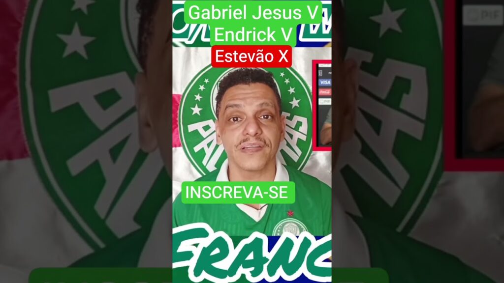 Gabriel Jesus ☑️ Endrick☑️ e Estevão ❌💪🐷😎👈