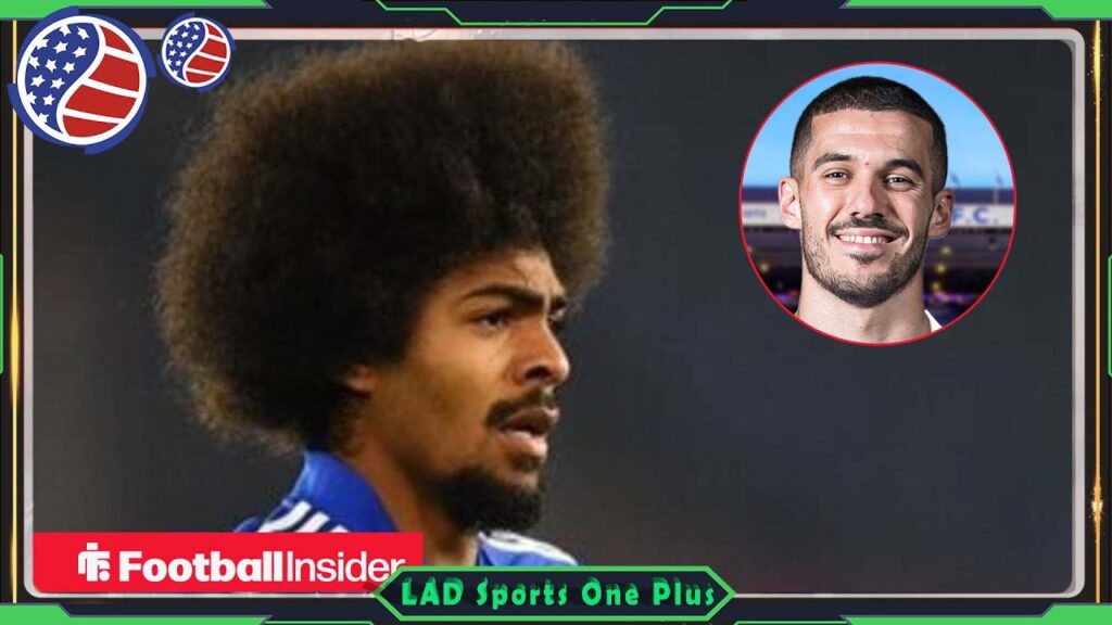 Leicester City's Conor Coady reacts to Hamza Choudhury amid Rangers links