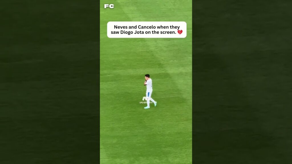 João Cancelo and Rúben Neves were emotional