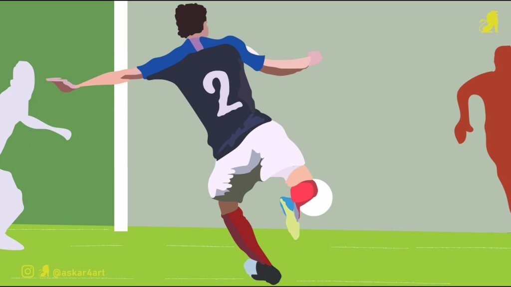 Benjamin Pavard goal vs Argentina | Animated | 2018 FIFA World Cup