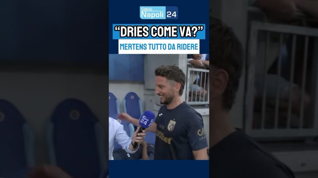 DRIES MERTENS, sentite cosa dice in NAPOLETANO: “A Ischia…” 🏝️🤣