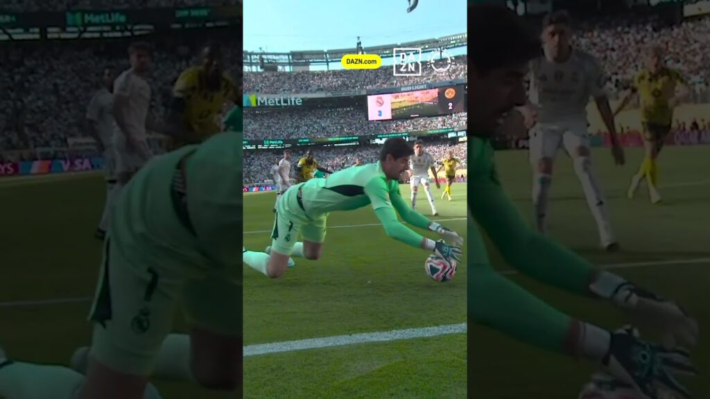 UNA PARADA ESCANDALOSA 🤯🔥La brutal parada de Courtois en el descuento #FIFACWC